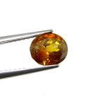 Bra Pris Mycket Sällsynt Gulaktigt Orange Sfalerit 1,67 carat Oval Slipning Mycket Bra Lyster & Kvalitet från Spanien Köp Nu!