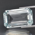 (bild för) Bra Pris Stor Obehandlad Naturligt Blå Topas 22,80 carat Oktagon Perfekt Slipning Topp Kvalitet & Lyster fr Brasilien Köp Nu!
