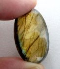 (bild för) Bra Pris Mycket Fin Kvalitet Regnbågs Lystrande Labradorit 29,78 carat Oval Cabochon Slipning Suverän Lyster & Färgspel från Madagaskar köp Nu!