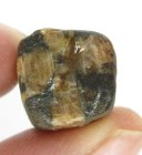 (image for) Good Price High Interesting Rough Uncut Genuine Cross Stone (Andalusite) 28,50 Carat Natural Cross Pattern Nodule Piece Interesting Rare Collector's Stone from Brazil Buy Now!