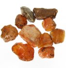 (bild för) Bra Pris Parti 10 st Rå Oslipad Obehandlad Intressant Brun Orange Röd Karneol 49 gram Naturliga Bitar Noduler Mycket Fin Kvalitet & Färg från Afrika Köp Nu!