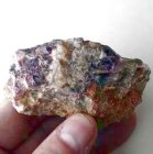 (image for) Good Price Beutiful Cubic Violet Flourite Crystal Formation 134 gram Very Nice Exiting Collection Specimen from Morocko Purchase Now!