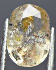 Bra Pris Sällsynt Diamant Kvarts med Petrolium Inklusioner 3,13 carat Oval Slipning fr Afganistan Köp Nu!