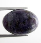 (image for) Good Price Very Rare Beutiful Violet Pattern Charoite 12,38 carat Oval Cabochon from Sibiria Russia Purchase Now!