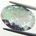 (bild för) Bra Pris Topp Lystrande Multi Färgspelande Mystik Topas 3,88 carat Oval Slipning Mycket Fin Kvalitet Spännande Matrial för Smyckestillverkare Köp Nu!