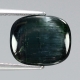 Bra Pris Sällsynt Grönaktigt Blå Indigolit (Turmalin) Kattöga 6,75 carat Kudd Cabochon Skarpt Öga från Mozambique Köp Nu!