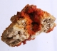 Bra Pris Very Beutiful Vanadinite 170 gram Natural Crystals on matrix Rare Mineral from Mibladen Morocko Purchase Now!