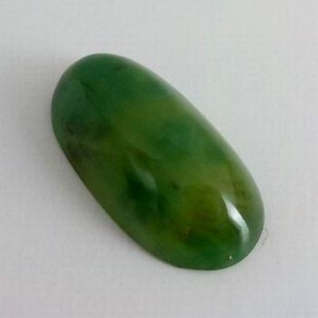 Bra Pris Fin Grön Hydro Grossular Granat 4,29 carat Oval Cabochon Bra Kvalite från Afganistan Köp Nu!