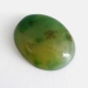 Bra Pris Fin Grön Hydro Grossular Granat 2,50 carat Oval Cabochon Bra Kvalite från Afganistan Köp Nu!