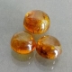 Bra Pris Parti 3 st Mycket Sällsynt Gul Brun Sfalerit 3,97 carat Rund Cabochon Slipning från Spanien Köp Nu!