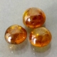 Bra Pris Parti 3 st Mycket Sällsynt Gul Brun Sfalerit 3,97 carat Rund Cabochon Slipning från Spanien Köp Nu!