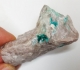 Bra Pris Sällsynt Mycket Fin Mindre Kristaller av Dioptas med Plancheit på Kvarts 114,9 gram Synnerligen Populär Vacker Samlar mineral från Kaokoveld, Namibia Köp Nu!
