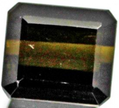 Bra Pris Mycket Fin Brun Grön Epidot 3,84 carat Oktagon Slipning Fin Kvalite från Afganistan Köp Nu!