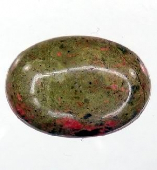Bra Pris Mycket Fin Flerfärgad Unakit 27,29 carat Oval Cabochon Bra Kvalite från USA Köp Nu!