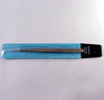 Bra Pris Mycket Exklusiv Diamant Pincett 160 mm i Titan med Räfflat Grepp Fin Kvalitet Köp Nu!