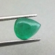 Bra Pris Fin kvalitet Grön Zambisk Smaragd 0,67 carat Dropp Cabochon Slipning Bra Färg & Lyster Köp Nu!