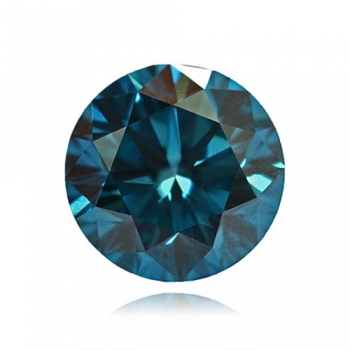 Bra Pris Topp lystrande Naturlig Blå Diamant 0,05 carat Brilliant Slipning 2,30 mm Kvalitet SI Köp Nu!