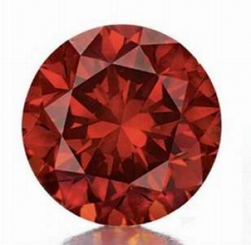 Bra Pris Topp lystrande Naturlig Cherry Diamant 0,10 carat Brilliant Slipning 2,95 mm Kvalitet SI Köp Nu!
