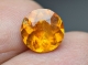 Bra Pris Mycket sällsynt Stor Klinohumit 2,92 carat Rund Slipad Fin Orange från Tajikistan Köp Nu!
