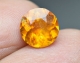 Bra Pris Mycket sällsynt Stor Klinohumit 2,92 carat Rund Slipad Fin Orange från Tajikistan Köp Nu!