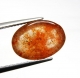 Bra Pris Sällsynt Orange "Konfetti" Solsten 7,14 carat Oval Cabochon Fin Lyster fr Afrika Köp Nu!