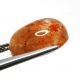 Bra Pris Sällsynt Orange "Konfetti" Solsten 7,14 carat Oval Cabochon Fin Lyster fr Afrika Köp Nu!