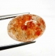 Bra Pris Sällsynt Orange "Konfetti" Solsten 7,14 carat Oval Cabochon Fin Lyster fr Afrika Köp Nu!
