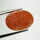 Bra Pris Sällsynt Orange "Konfetti" Solsten 6,29 carat Oval Cabochon Fin Lyster fr Afrika Köp Nu!