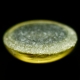 Bra Pris Gröngul Apatit Kattöga 5,66 carat Oval Cabochon Slipning från Madagaskar Köp Nu!