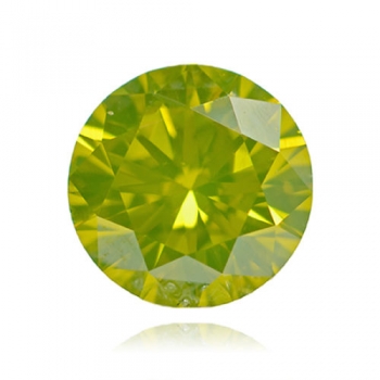 Bra Pris Topp lystrande Naturlig Gul Diamant 0,07 carat Brilliant Slipning 2,6 mm Kvalitet SI Köp Nu!