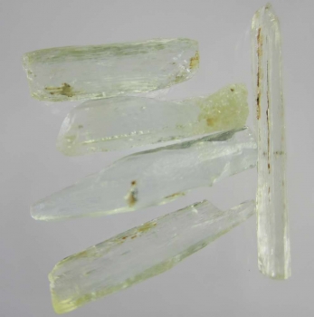 Bra Pris Parti 5 st Transparent Oslipad Gulgrön Heliodor 9,92 carat Naturlig Kristall från Brasilien Köp Nu!