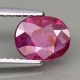 Bra Pris Obehandlad Fin Rosaktigt Röd Rubin 1,08 carat Oval Slipad Fin Lyster fr Mozambique Köp Nu!