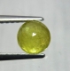 Bra Pris Topp Lyster Gulgrön Sphene (Titianit) 0,84 carat Rund Slipad Mycket Fin Kvalitet från Madagaskar Köp Nu!