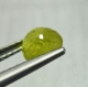 Bra Pris Topp Lyster Gulgrön Sphene (Titianit) 0,84 carat Rund Slipad Mycket Fin Kvalitet från Madagaskar Köp Nu!