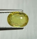 Bra Pris FIn Lyster Gulgrön Sphene (Titianit) 1,16 carat Oval Slipad Mycket Fin Kvalitet från Madagaskar Köp Nu!