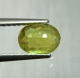 Bra Pris FIn Lyster Gulgrön Sphene (Titianit) 1,28 carat Oval Slipad Mycket Fin Kvalitet från Madagaskar Köp Nu!