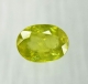Bra Pris FIn Lyster Gulgrön Sphene (Titianit) 1,06 carat Oval Slipad Mycket Fin Kvalitet från Madagaskar Köp Nu!