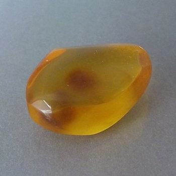 Bra Pris Sällsynt Sort av Äkta Bärnsten 3,55 carat Polerad Bit från Dominikanska Republiken Köp Nu!