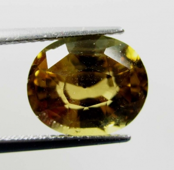 Bra Pris Cert. Mycket Vacker Sällsynt Gulbrun Sinhalit 5,15 carat Oval Slipning Bästa Kvalitet Topp Lyster fr Sri Lanka Köp Nu!