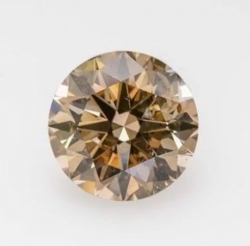 Bra Pris Topp lystrande Naturlig Fancy Brun Diamant 0,02 carat Brilliant Slipning 1,7 mm Kvalitet SI Köp Nu!