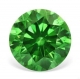 Bra Pris Topp lystrande Naturlig Grön Diamant 0,12 carat Brilliant Slipning 3,15 mm Kvalitet SI Köp Nu!