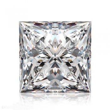 Bra Pris Certifierad Top Wesselton (G) Vit Diamant 1,00 carat Prinsess Slipning Topp Kvalitet VVS Köp Nu!