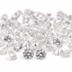 Bra Pris Parti Wesselton Vit (H) Diamant Tot. 1,00 carat Kalibrerad 0,08 ct/st Brilliant 2,75 mm Kvalitet SI Köp Nu!