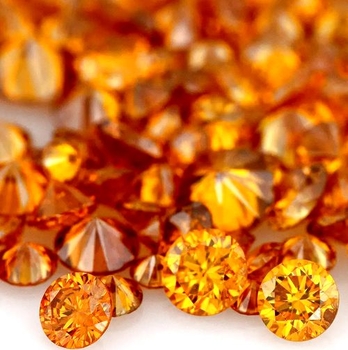 Bra Pris Parti Naturlig Cherry Diamant Tot. 1,00 carat Kalibrerad 0,05 ct/st Brilliant 2,30 mm Kvalitet SI Köp Nu!