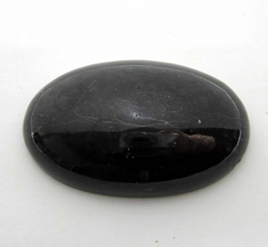 Bra Pris Enorm Mycket Fin Svart Nefrit Jade 38,50 gram Oval Cabochon från Pakistan Köp Nu!