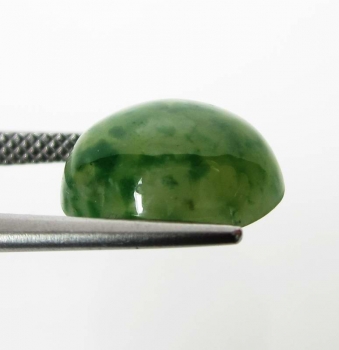 Bra Pris Fin Grön Hydro Grossular Granat 5,46 carat Oval Cabochon Bra Kvalite från Afganistan Köp Nu!