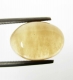 Bra Pris Mycket Ovanlig Orange Kalcit 11,37 carat Oval Cabochon Vacker Färg från Afrika Köp Nu!