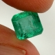 Bra Pris Sällsynt Vacker Intensiv Grön Smaragd 2,21 carat Oktagon Slipning Mycket Fin Kvalitet från Zambia Köp Nu!