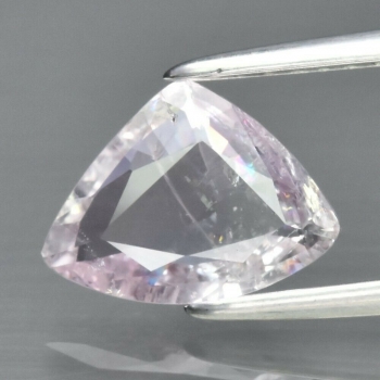 Bra Pris Certifierad Obehandlad Ljus Rosa Safir 1,33 carat Trilliant Slipning Härlig Färg&Lyster från Australien Köp Nu!