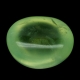 Bra Pris Stor Mycket Fin Färg Prehnit 29,43 carat Oval Cabochon Slipning fr Madagaskar Köp Nu!